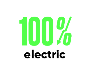 100% electric